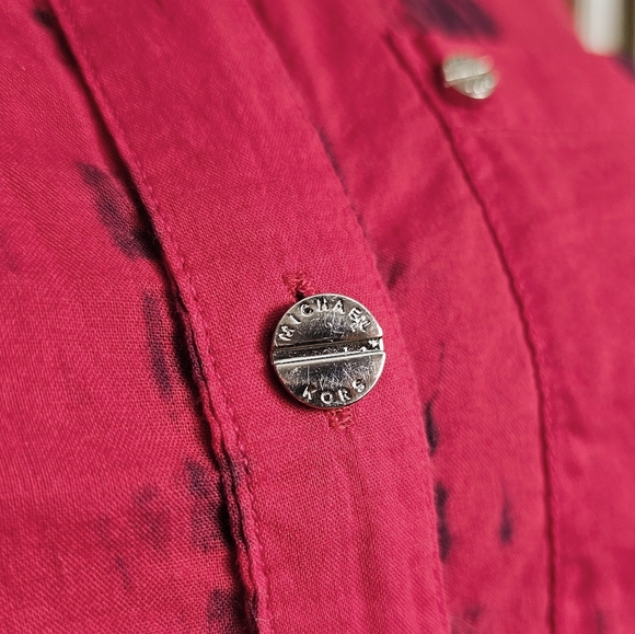Michael Kors button-down shirt,  size 4. - Picture 5 of 10